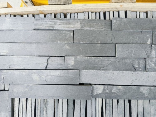 Плитка чёрная из натурального камня фасадная 30 см * 5 см, толщина 7 мм -30 мм купить в Майкопе