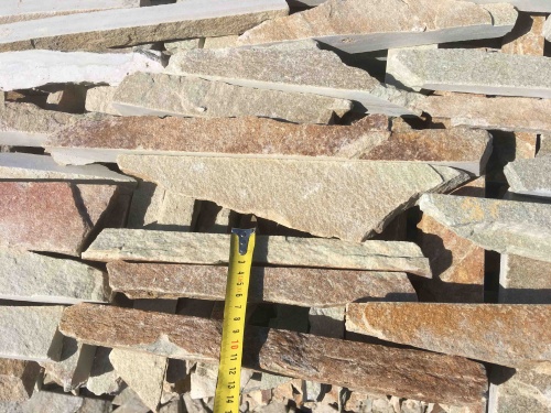 Горбушка златолит золотистый для облицовки купить в Майкопе