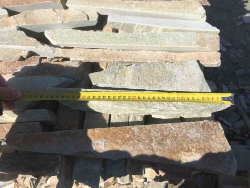 Горбушка златолит золотистый для облицовки купить в Майкопе