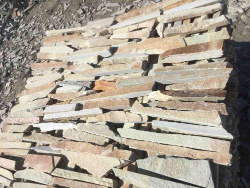 Горбушка златолит золотистый для облицовки купить в Майкопе